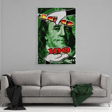 100 Dollars #2 - Plexiglasbild - Hustling Sharks