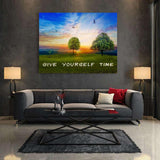 GIVE YOURSELF TIME! - Mockup mit Hintergrund 2 - Hustling Sharks