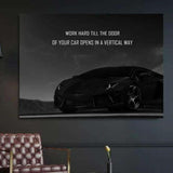 Work Hard... - Mockup mit Hintergrund1 - Hustling Sharks