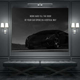 Work Hard... - Mockup mit Hintergrund 2 - Hustling Sharks