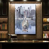 BELIVE IN YOURSELF. - Mockup mit Hintergrund 2 - Hustling Sharks
