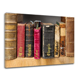 BÜCHERREGAL DES ERFOLGS - Leinwandbild - Hustling Sharks