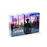 5AM Hustler - 15x10cm-Acrylglasblock-Hustling Sharks