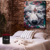 Floral Wolf- MockupmitHintergrund 3 - Hustling Sharks