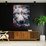 Floral Wolf- MockupmitHintergrund 4 - Hustling Sharks