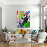 Leinwandbild mit Hintergrund 3 - FOLLOW YOUR DREAMS - Hustling Sharks