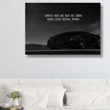 ARBEITE HART FÜR DEINE TRÄUME - Hustling SharksARBEITE HART FÜR DEINE TRÄUME - Mockup mit Hintergrund 2 - Hustling Sharks