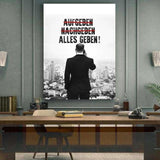 -AUFGEBEN- -NACHGEBEN- ALLES GEBEN! - Mockup mit Hintergrund 2 - Hustling Sharks