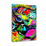 Alu-Dibond Bild - COLORFUL ELEPHANT - Hustling Sharks