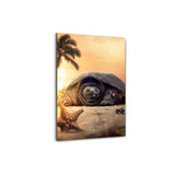 Alu-Dibond Bild - Lazy Tortoise - Hustling Sharks