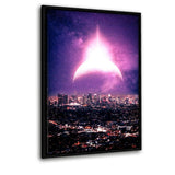 Amazing Galaxy - Leinwandbild mit Schattenfuge "schwarz" - Hustling Sharks