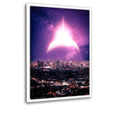 Amazing Galaxy - Leinwandbild mit Schattenfuge "weiß" - Hustling Sharks