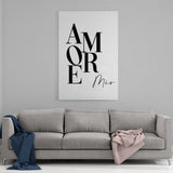 Amore Mio - Leinwandbild mit Hintergrund 1 - Hustling Sharks