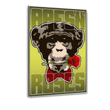 Apes And Roses #1 - Plexiglasbild - Hustling Sharks
