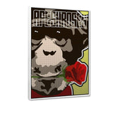Apes And Roses #2 - Leinwandbild - Hustling Sharks
