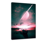 Auter Galaxies- Leinwandbild - Hustling Sharks