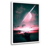 Auter Galaxies- Leinwandbild mit Schattenfuge "weiß" - Hustling Sharks