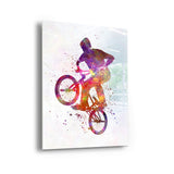 BMX Love - Plexiglasbild - Hustling Sharks
