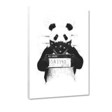 Bad Panda - Leinwandbild - Hustling Sharks