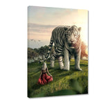 Beauty And The Tiger - Leinwandbild - Hustling Sharks