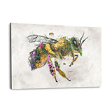 Bee World - Alu-Dibond Bild - Hustling Sharks