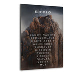 Berg des Erfolgs - Alu-Dibond Bild - Hustling Sharks