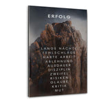 Berg des Erfolgs - Plexiglasbild - Hustling Sharks