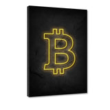 Bitcoin - Leinwandbild - Hustling Sharks