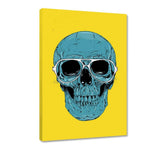 Blue Skull - Leinwandbild - Hustling Sharks