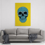 Blue Skull - Mockup mit Hintergrund - Hustling Sharks