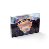 Brücke der Leidenschaft - Acrylglasblock 30x20 - Hustling Sharks