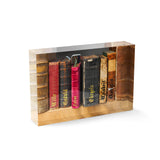 Bücherregal des Erfolgs - Acrylglasblock 15x10 - Hustling Sharks