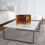 Bücherregal des Erfolgs - Acrylglasblock 30x20 mit Hintergrund - Hustling Sharks