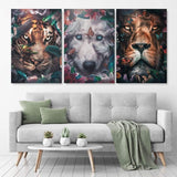 Floral Animal-Bundle | Mockup mit Hintergrund | Hustling Sharks