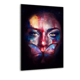 Butterfly Mouth - Alu-Dibond Bild - Hustling Sharks