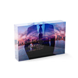 The Champion.-15x10cm-Acrylglasblock-Hustling Sharks