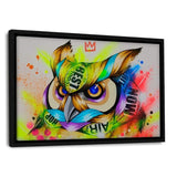 DAYBREAK - Leinwandbild mit Schattenfuge "schwarz" - Hustling Sharks