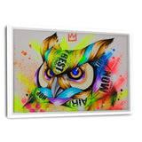 DAYBREAK - Leinwandbild mit Schattenfuge "weiß" - Hustling Sharks