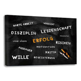 DIE TAFEL DES ERFOLGS - Leinwandbild - Hustling Sharks