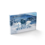 Das Wolfsrudel-30x20cm-Acrylglasblock-Hustling Sharks