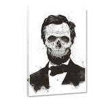 Dead Lincoln b/w - Leinwandbild - Hustling Sharks