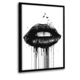 Dead Love - Leinwandbild mit Schattenfuge "schwarz" - Hustling Sharks