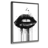 Dead Love - Leinwandbild mit Schattenfuge "silber" - Hustling Sharks