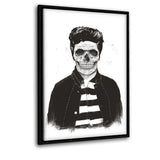 Death Fashion - Leinwandbild mit Schattenfuge "schwarz" - Hustling Sharks