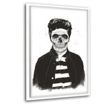 Death Fashion - Leinwandbild mit Schattenfuge "weiß" - Hustling Sharks