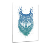 Deer Wolf - Leinwandbild - Hustling Sharks