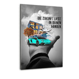 Zukunfts-Bundle | Plexiglasbild "Die Zukunft" | Hustling Sharks