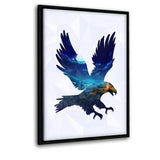 Der Adler - Leinwandbild mit Schattenfuge "schwarz"- Hustling Sharks