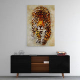 Der Leopard - Alu-Dibond Bild - Hustling Sharks