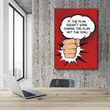 CHANGE THE PLAN, NOT THE GOAL - Mockup mit Hintergrund 1- Hustling Sharks